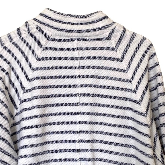 Anthropologie Dolan Left Coast Nautical Stripe Snap Button Knit Jacket, Size Med - Picture 9 of 15